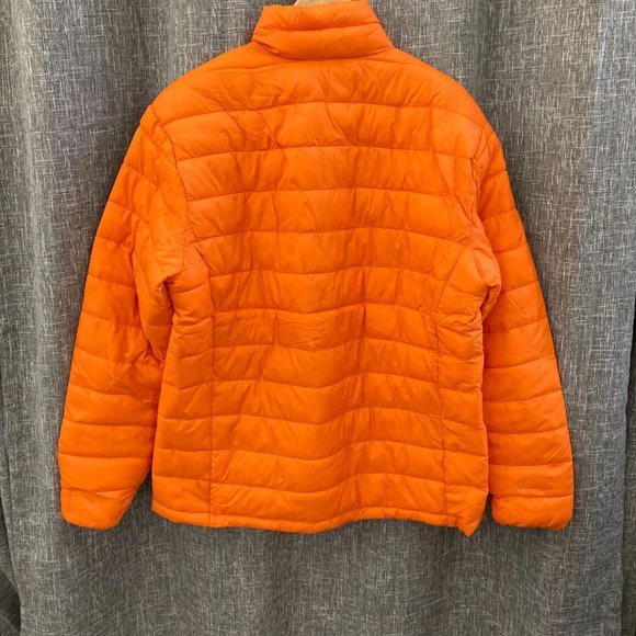 St. John's Bay, Water Resistant Lightweight Puffer Jacket, Apollo Orange, L, NWT - Picture 2 of 7